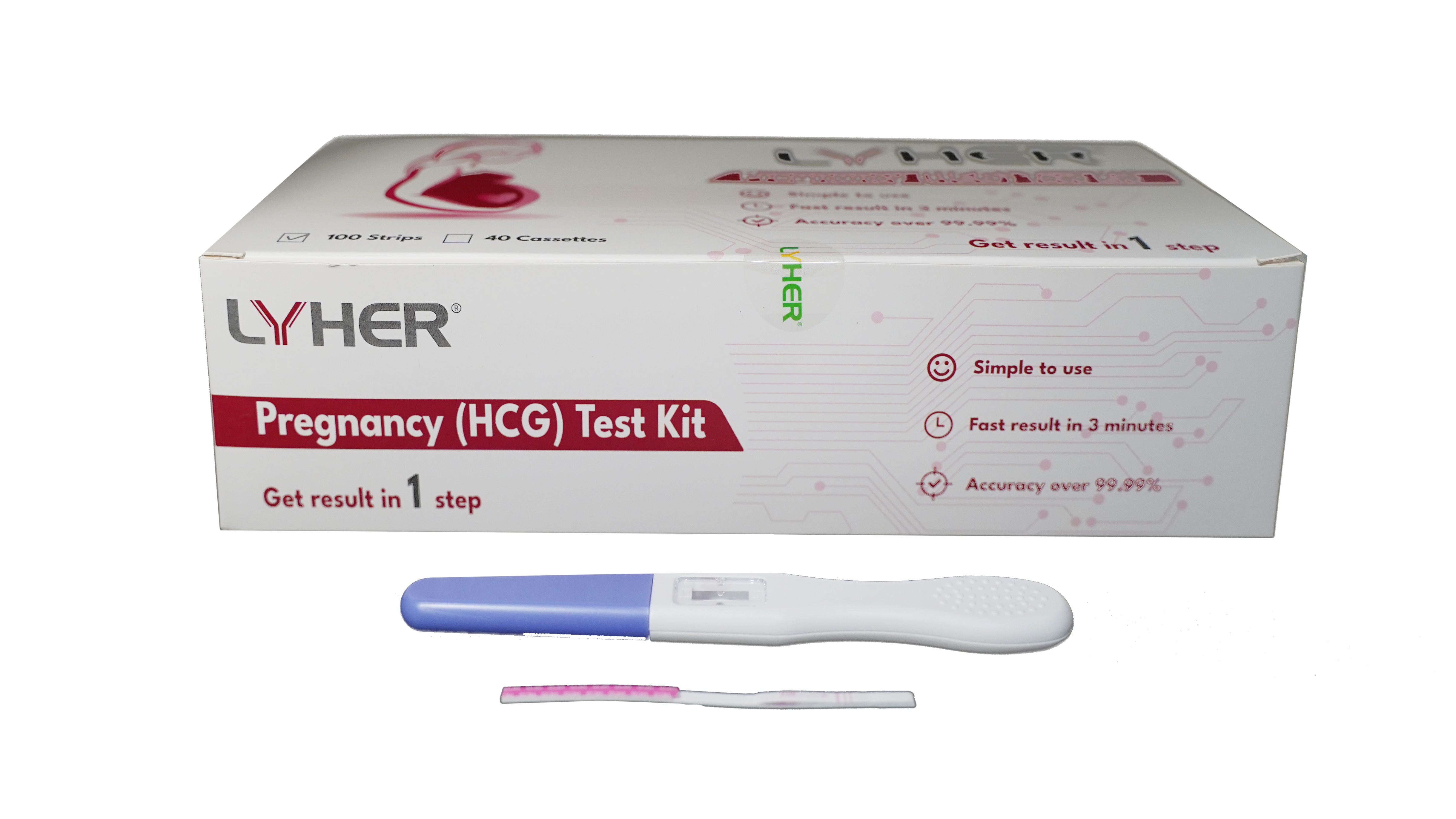 Pregnancy (hCG) test strip
